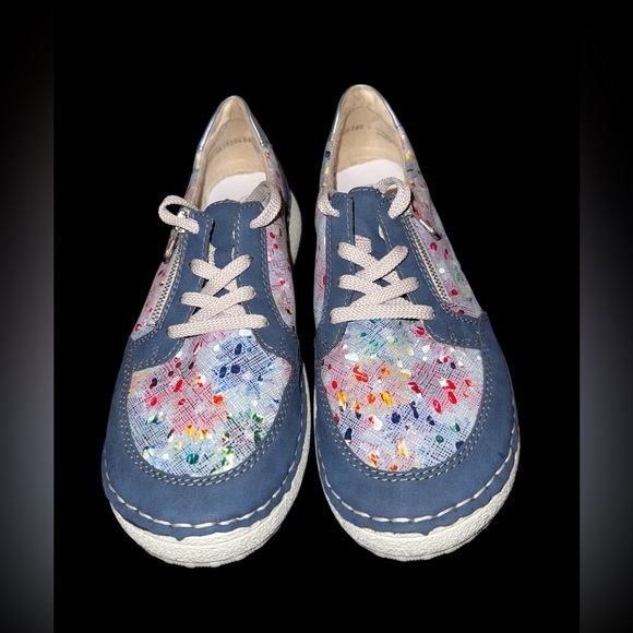 Women's Rieker Comfort & Style 50900 Angela Jeans/Ciel-Multi/Sky Size 42 - Picture 4 of 8